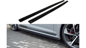 Lip Spoiler Audi RS5 F5 Side Skirts Gloss Black