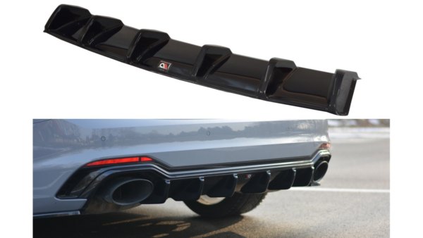 Lip Spoiler Audi RS5 F5 Rear Valance Gloss Black