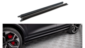 Lip Spoiler Audi RSQ8 4M Side Skirts Gloss Black