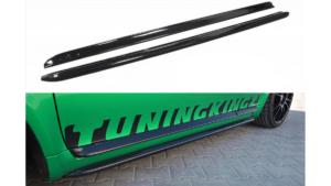 Lip Spoiler Audi S3 8L Side Skirts Gloss Black