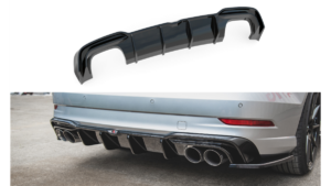 Lip Spoiler Audi S3 8V Facelift Rear Valance Gloss Black