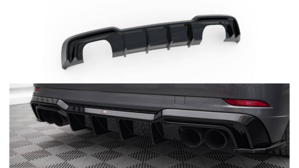 Lip Spoiler Audi S3 8V Facelift Rear Valance Gloss Black
