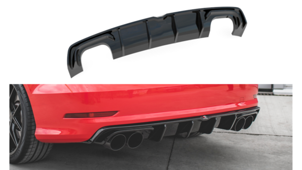 pol_pl_Dokladka-Audi-S3-8V-Zderzak-Tyl-Gloss-Black-274819_7.png Lip Spoiler Audi S3 8V Rear Valance Gloss Black