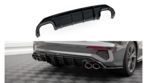 pol_pl_Dokladka-Audi-S3-8Y-Zderzak-Tyl-Gloss-Black-276643_7.png Lip Spoiler Audi S3 8Y Rear Valance Gloss Black
