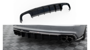 Lip Spoiler Audi S5 8T Facelift Rear Valance Gloss Black