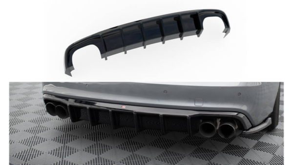 Lip Spoiler Audi S5 8T Facelift Rear Valance Gloss Black