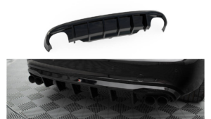 Lip Spoiler Audi S5 8T Rear Valance Gloss Black