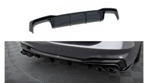 Lip Spoiler Audi S7 C8 Rear Valance Gloss Black