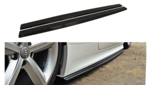 Lip Spoiler Audi TT 8J RS Side Skirts Gloss Black