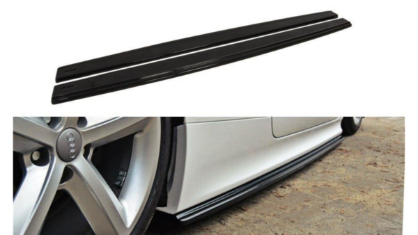 Lip Spoiler Audi TT 8J RS Side Skirts Gloss Black