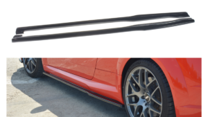 Lip Spoiler Audi TT 8J RS Side Skirts Gloss Black