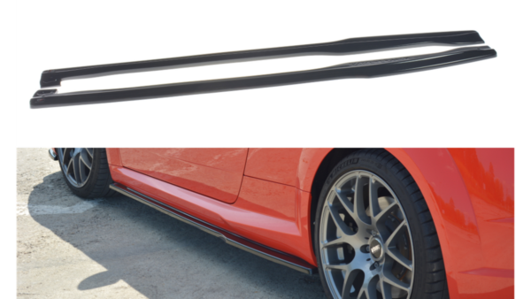 Lip Spoiler Audi TT 8J RS Side Skirts Gloss Black
