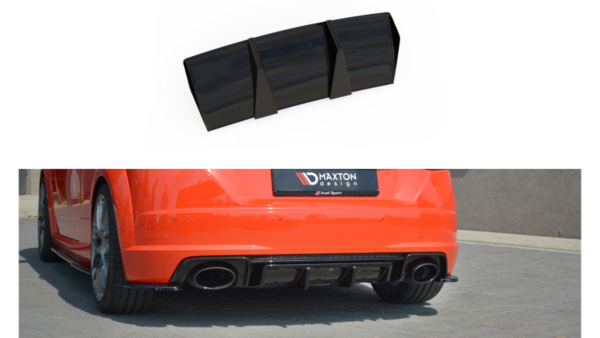 Lip Spoiler Audi TT 8J RS Rear Valance Gloss Black