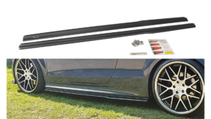 Lip Spoiler Audi TT 8J S-Line Side Skirts Gloss Black