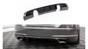Lip Spoiler Audi TT 8S S-Line Rear Valance Gloss Black