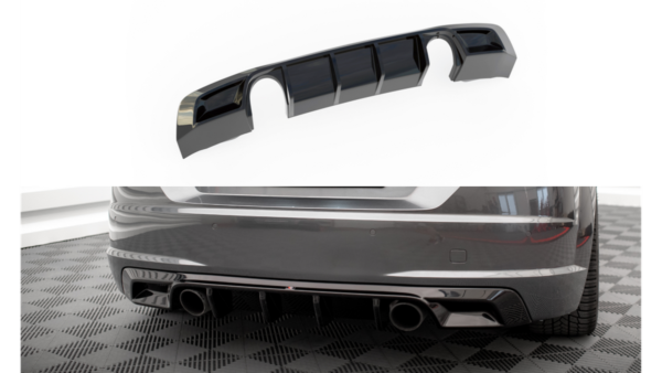 Lip Spoiler Audi TT 8S S-Line Rear Valance Gloss Black