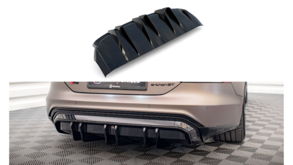 Lip Spoiler Audi e-Tron GT Rear Valance Gloss Black