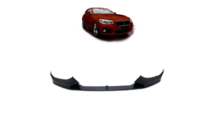 Lip Spoiler BMW 1 F20 F21 Facelift Front Bumper Matt Black
