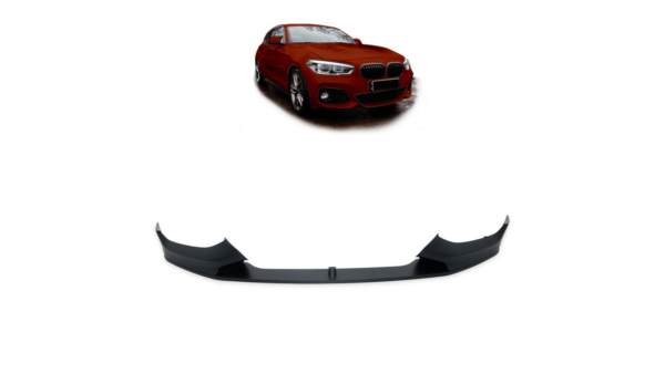 Lip Spoiler BMW 1 F20 F21 Facelift Front Bumper Matt Black