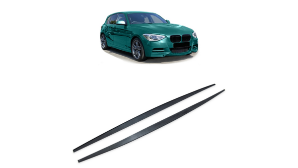 Side Skirt Extensions BMW 1 F20 F21 Matt Black