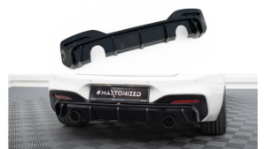 Lip Spoiler BMW 1 F20 Facelift M-Pack Rear Valance v.3 Gloss Black
