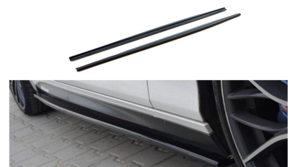 Lip Spoiler BMW 1 F21 M-Pack Side Skirts Gloss Black