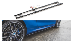 Lip Spoiler BMW 1 F21 M-Pack Side Skirts Racing Black