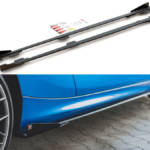 BMW 1 F21 M-Pack küljelaiendid Racing must + läikivad Tiivad