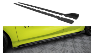 Lip Spoiler BMW 1 F40 M-Pack Side Skirts Street Pro Black + Gloss Flaps