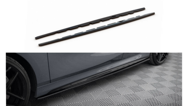 Lip Spoiler BMW 1 F40 M-Pack Side Skirts v.1 Gloss Black