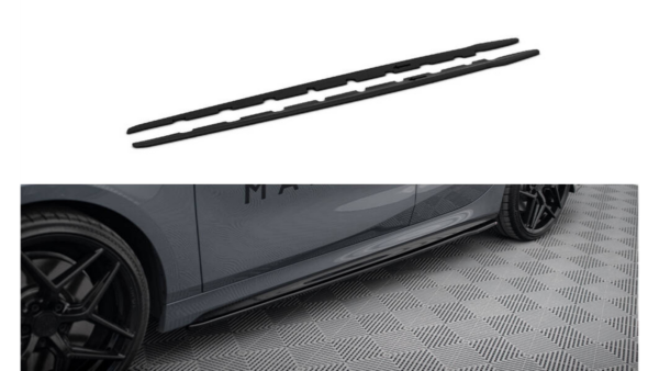 Lip Spoiler BMW 1 F40 M-Pack Side Skirts v.2 Gloss Black
