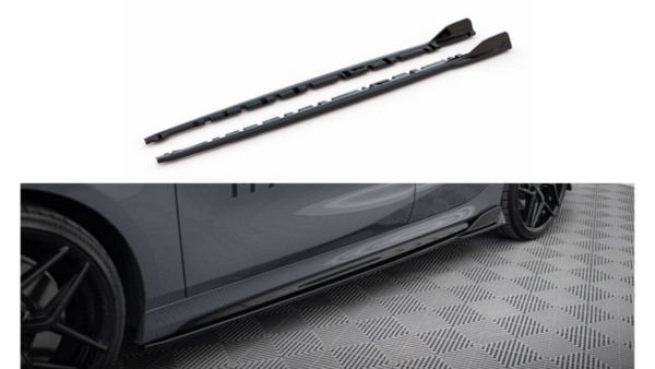 Lip Spoiler BMW 1 F40 M-Pack Side Skirts v.3 Gloss Black