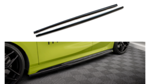 Lip Spoiler BMW 1 F40 M-Pack Side Skirts v.4 Gloss Black