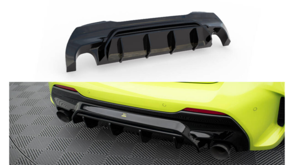 Lip Spoiler BMW 1 F40 M-Pack Rear Valance v.1 Gloss Black
