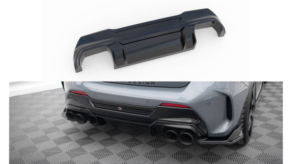 Lip Spoiler BMW 1 F40 M-Pack Rear Valance v.2 Gloss Black