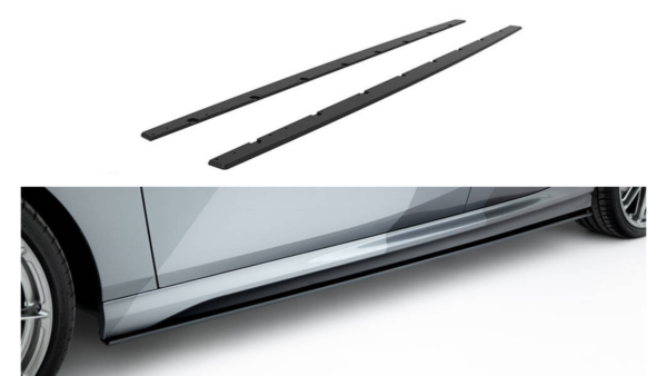 Side Skirts BMW 1 F70 Street Pro Black-Red
