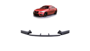 Lip Spoiler BMW 2 F22 F23 Front Bumper Matt Black