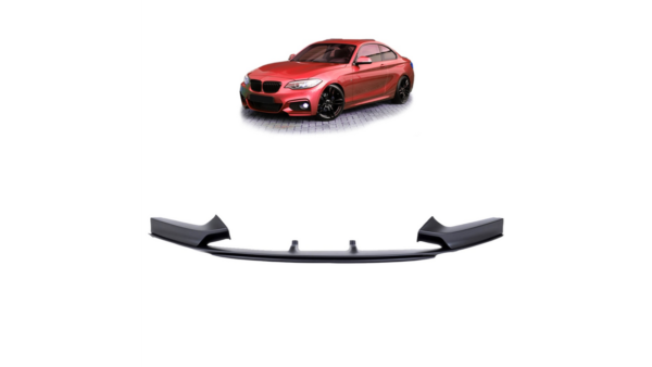 Lip Spoiler BMW 2 F22 F23 Front Bumper Matt Black