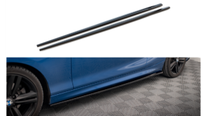 Lip Spoiler BMW 2 F22 M-Pack Side Skirts Gloss Black
