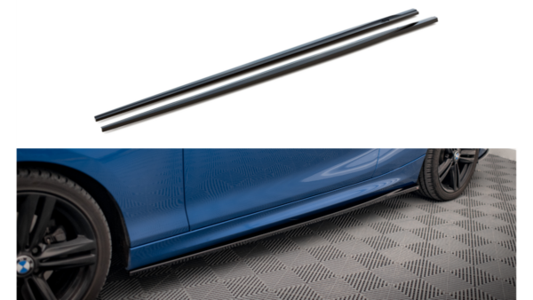 Lip Spoiler BMW 2 F22 M-Pack Side Skirts Gloss Black
