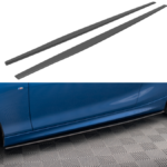 Lip Spoiler BMW 2 F22 M-Pack Side Skirts Street Pro Black