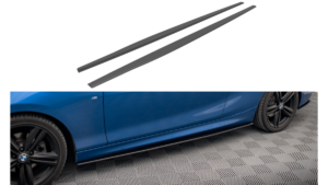 Lip Spoiler BMW 2 F22 M-Pack Side Skirts Street Pro Black