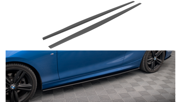 Lip Spoiler BMW 2 F22 M-Pack Side Skirts Street Pro Black