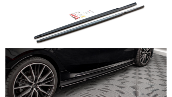 Lip Spoiler BMW 2 F44 M-Pack Side Skirts v.1 Gloss Black