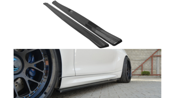 Lip Spoiler BMW 2 F87 M-Pack Side Skirts Gloss Black