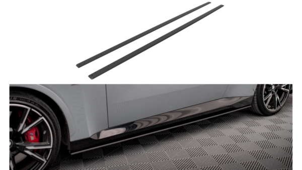 Lip Spoiler BMW 2 G42 M-Pack Side Skirts Street Pro Black