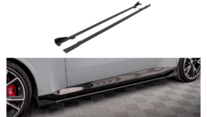 Lip Spoiler BMW 2 G42 M-Pack Side Skirts Street Pro Black + Gloss Flaps