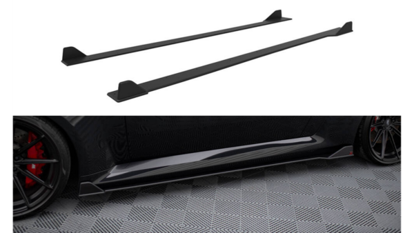 Lip Spoiler BMW 2 G87 M-Pack Side Skirts Street Pro v.2 Black