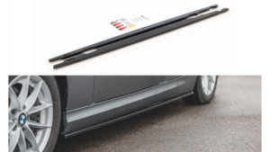 Lip Spoiler BMW 3 E90 E91 Facelift Side Skirts Gloss Black