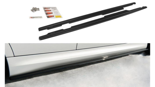 Lip Spoiler BMW 3 E90 E91 M-Pack Side Skirts Gloss Black